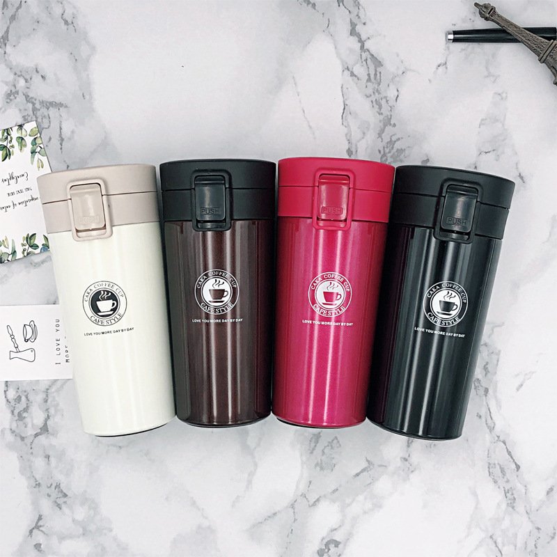 Custom print logo 500ml life double walled vaccum insulated stainless steel thermos cup coffee mug water bottle