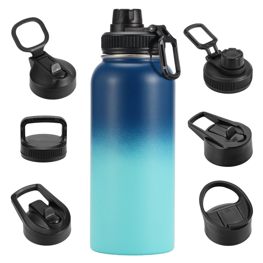32oz Customize SS18/8 Vacuum Insulated Stainless Steel Sports Water Bottle with straw