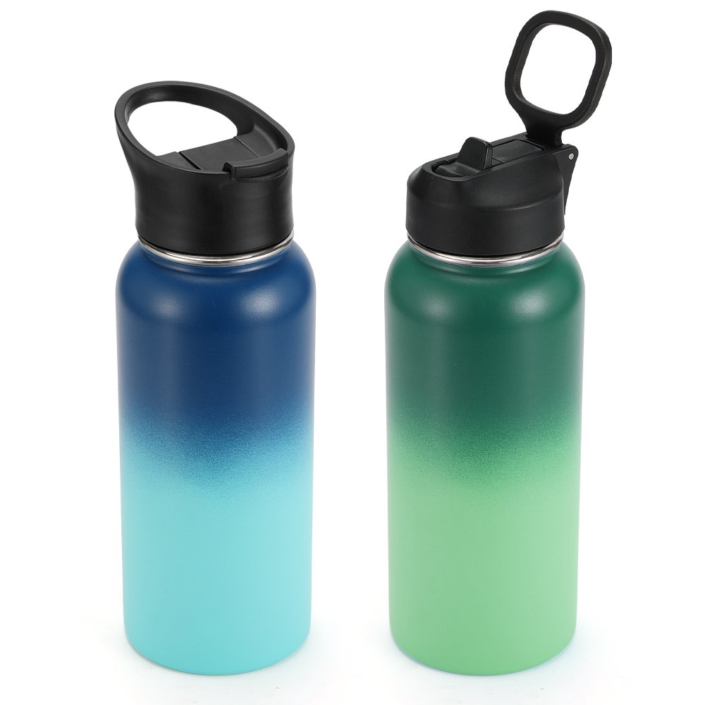 32oz Customize SS18/8 Vacuum Insulated Stainless Steel Sports Water Bottle with straw