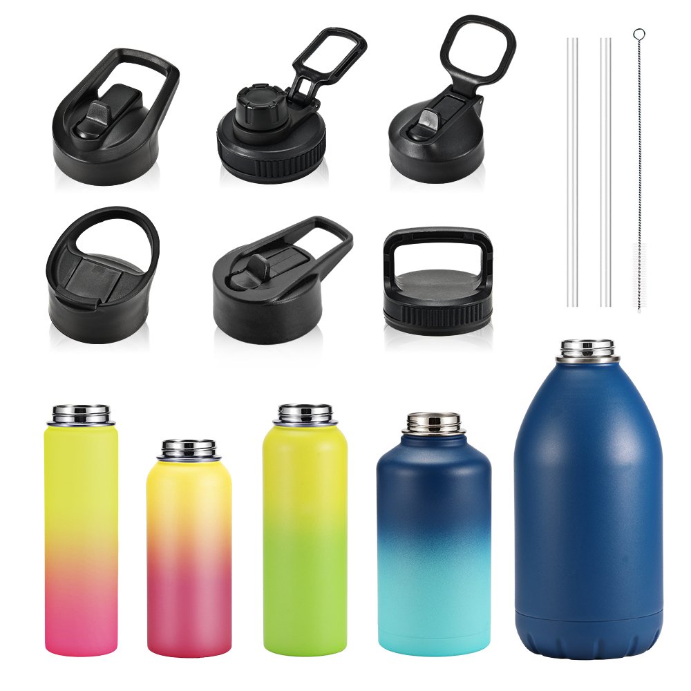 32oz Customize SS18/8 Vacuum Insulated Stainless Steel Sports Water Bottle with straw
