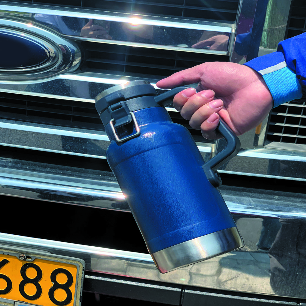 64oz classic Stainless steel 2 litre water bottle outdoor beer growler vacuum flask Copo Termico