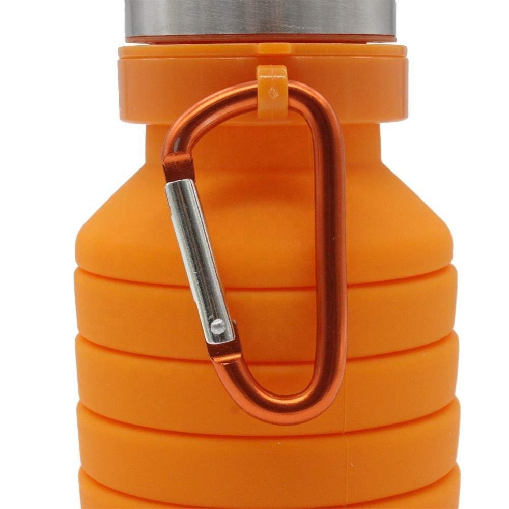 LegenDay Lightweight Portable Silicone Travel Water Bottles Jug Reusable Flexible Collapsible Foldable Water Bottle