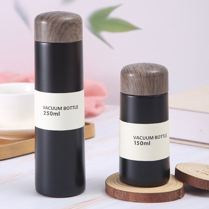 Portable BPA Free Small Pocket Coffee Cup Kids Thermos 250ml Double Wall Stainless Steel Vacuum Insulated Water Bottle