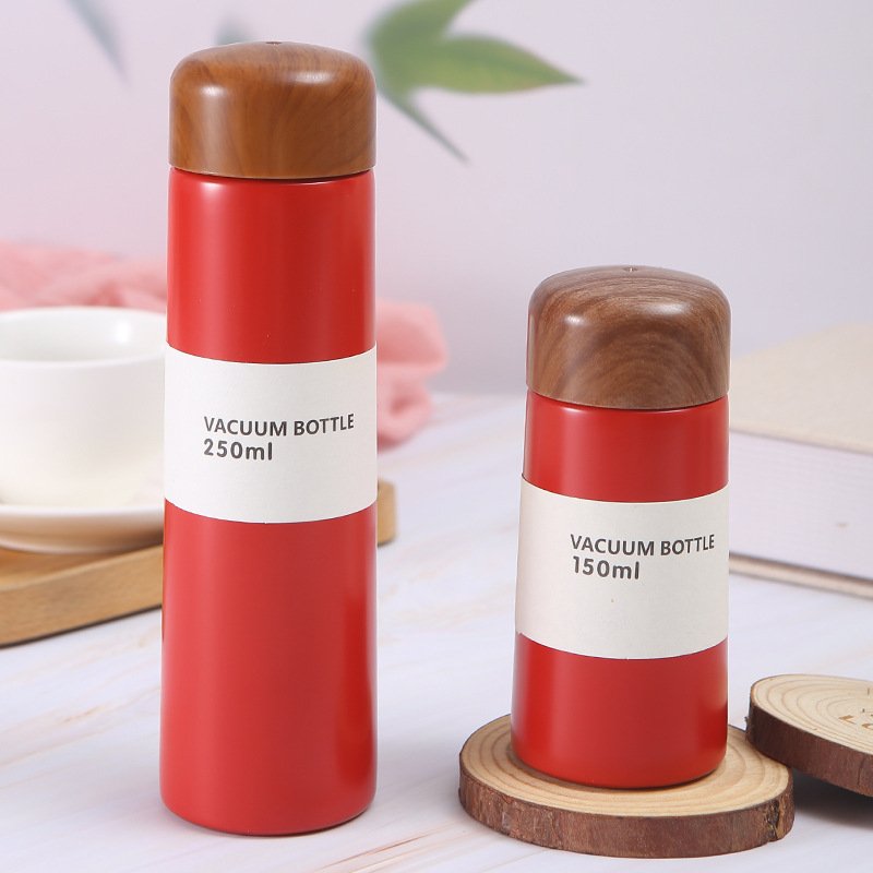Portable BPA Free Small Pocket Coffee Cup Kids Thermos 250ml Double Wall Stainless Steel Vacuum Insulated Water Bottle