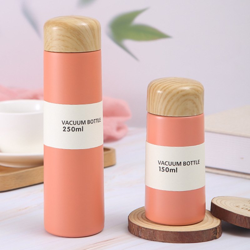 Portable BPA Free Small Pocket Coffee Cup Kids Thermos 250ml Double Wall Stainless Steel Vacuum Insulated Water Bottle