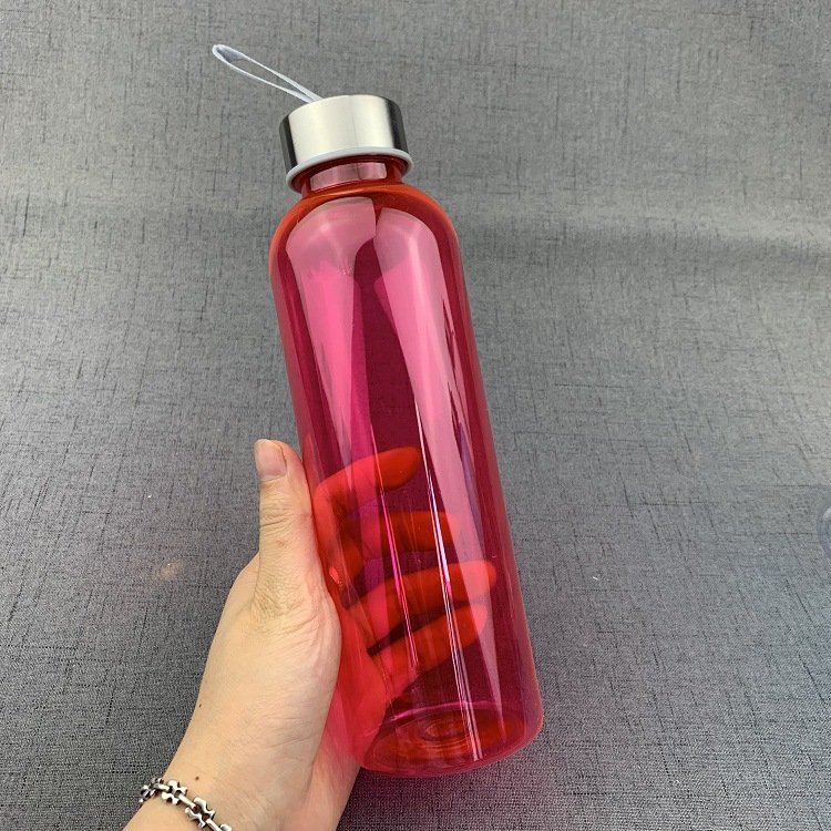 Wholesale Cheap Clear 350ml Mini Tritan Bottles Portable Plastic Cute Water Bottle for Drinks with Metal Lid with Logo