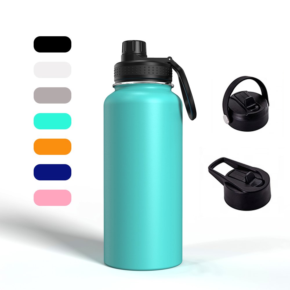 Custom 12oz 16oz 18oz 25oz 32oz 40oz 64oz steel bottle double wall vacuum flask insulated stainless steel water bottle