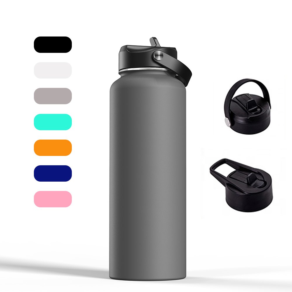 Custom 12oz 16oz 18oz 25oz 32oz 40oz 64oz steel bottle double wall vacuum flask insulated stainless steel water bottle