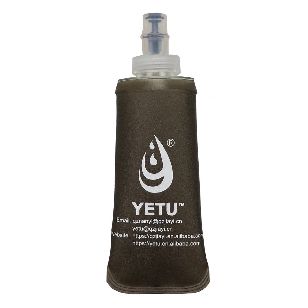 250ml 8oz Hydration Soft Sport collapsible foldable TPU Water Bottle Soft flask