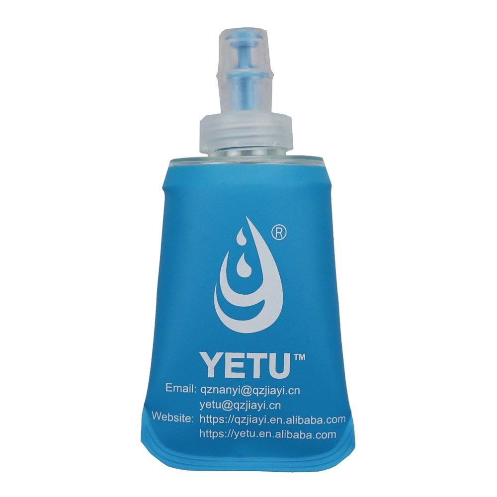 250ml 8oz Hydration Soft Sport collapsible foldable TPU Water Bottle Soft flask