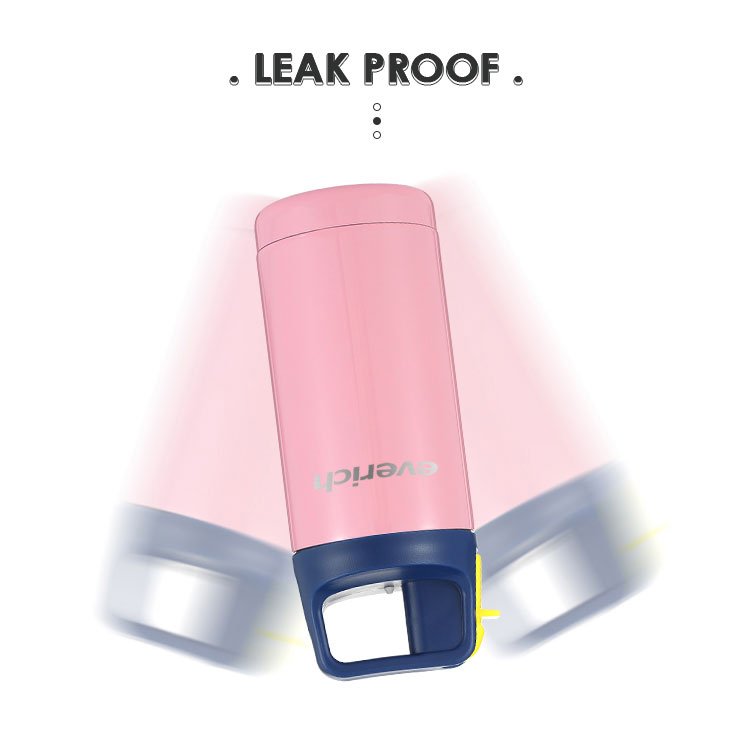 Free sample Custom printed gifts 12 oz Kids WATER Bottle with Straw Cap 18/8 Stainless Steel