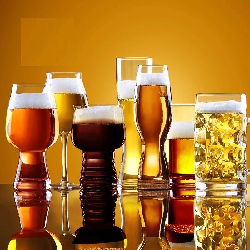 Hot selling Classic Multiple Type beer mug funny beer glasses Pilsner beer cup custom logo