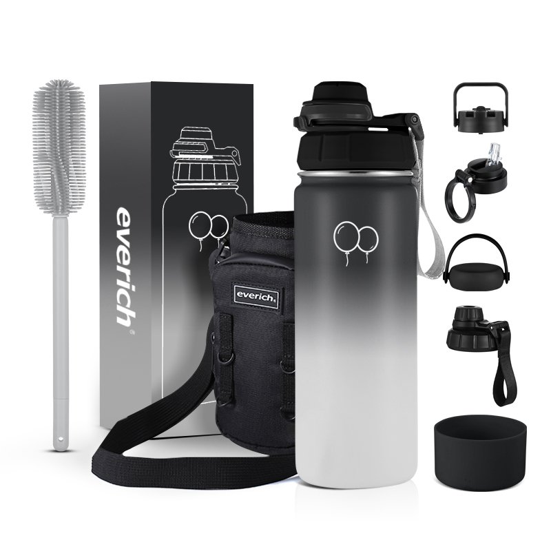 Upgraded Gifts Double Wall Vacuum Flask Stainless Steel Cup Insulated BPA Free Water Bottles Sports