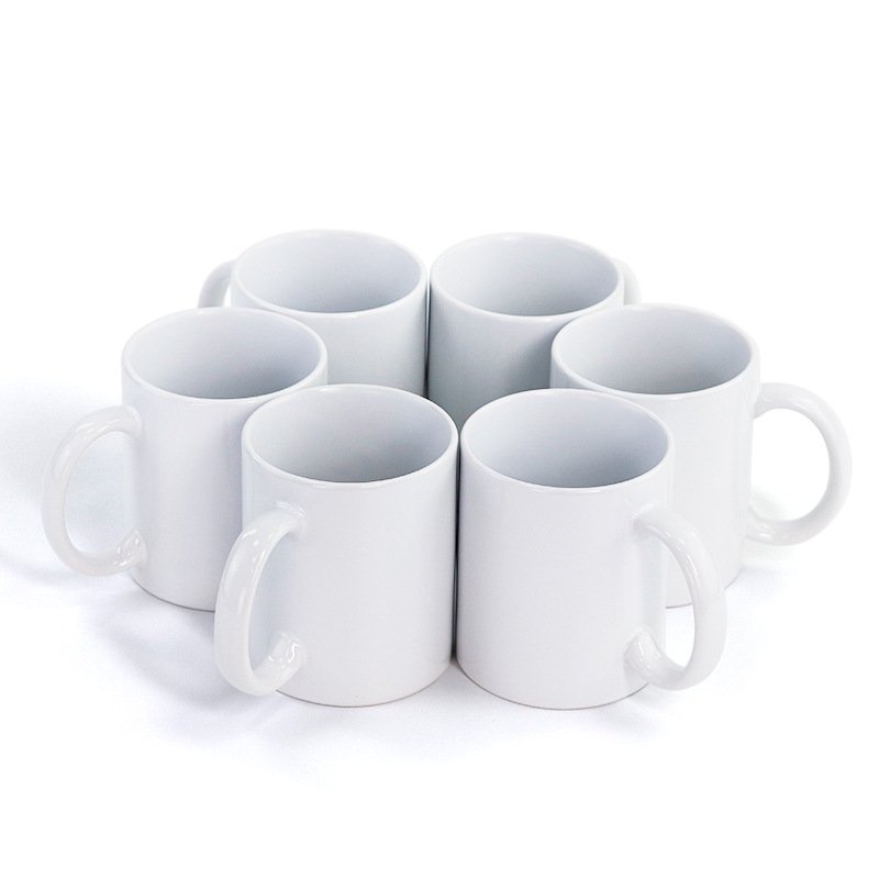 USA Warehouse RTS 11oz Sublimation White Ceramic Mug Sublimation Blank Ceramic Coffee Cup with Handle