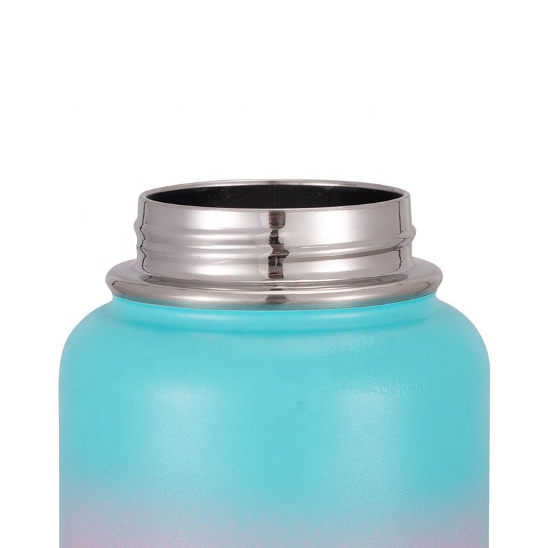 32oz custom logo gym vacuum double wall reusable insulated stainless steel water bottle
