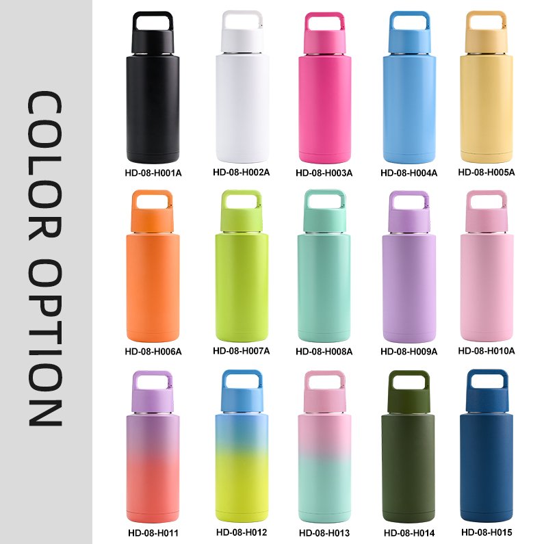 Custom logo 34oz vacuum flask stainless steel bottle insulated ceramic line reusable hot straw water bottles