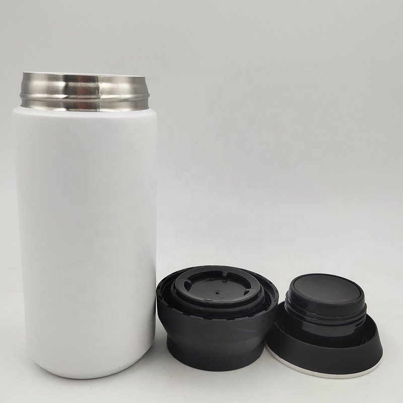 350ml Inner Ceramic Spray Painting Vacuum Flask Coffee Tumbler with Filter Japan Thermal Water Bottle Ceramic Coating Interior