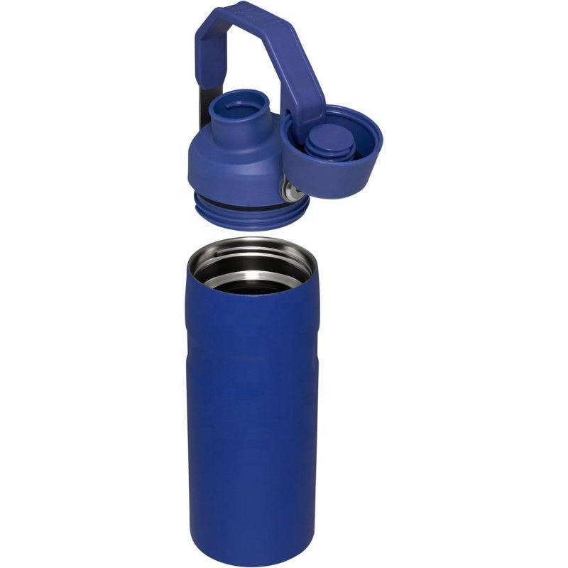 PURPLESEVEN 16oz 24oz 36oz Double Wall Vacuum Insulated Stainless Steel Travel Water Bottle Drinking Flask with Angled Spout Lid