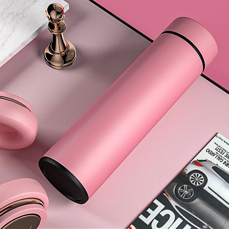 2020 hot led Temperature Display Double Walled 304 Stainless Steel Thermo Reminder To Drink Vacuum Flasks Smart Water Bottle