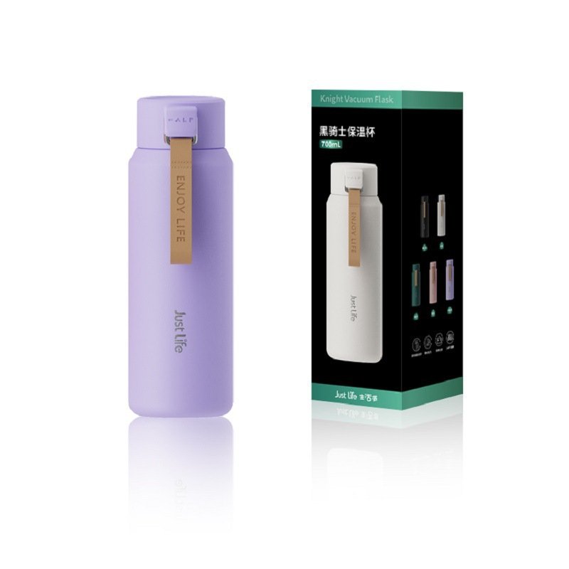 Business custom 316 stainless steel thermos vacuum flasks portable double wall thermal insulation water bottle with tea filter