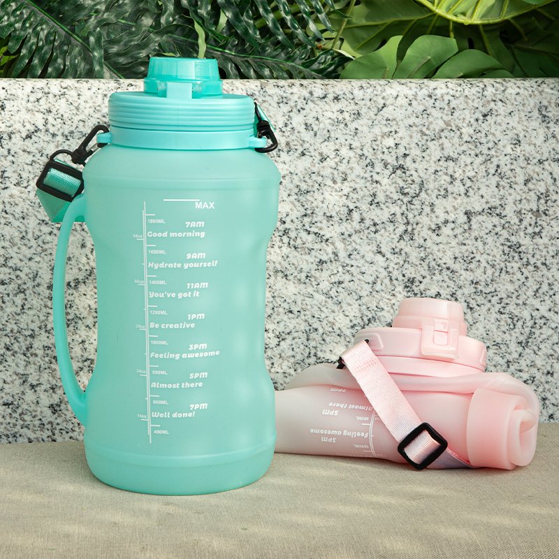 Running Water Bottle Eco Water Bottle Clear Water Bottle With Straw