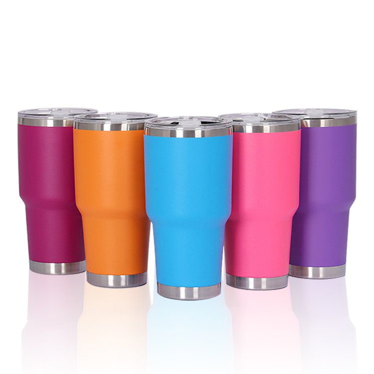 30 oz Vacuum Insulated Stainless Steel Tumbler Cups Double Wall Travel Car Coffee Mug 30oz Water Tumbler Cups