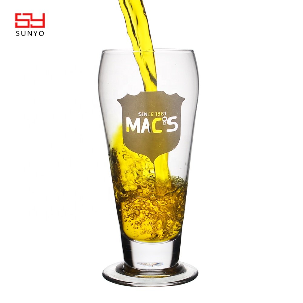 Pub Drink Mugs-Pilsner Beer Glasses and Stein Water Cups for Bar & Alcohol Beverages Serving