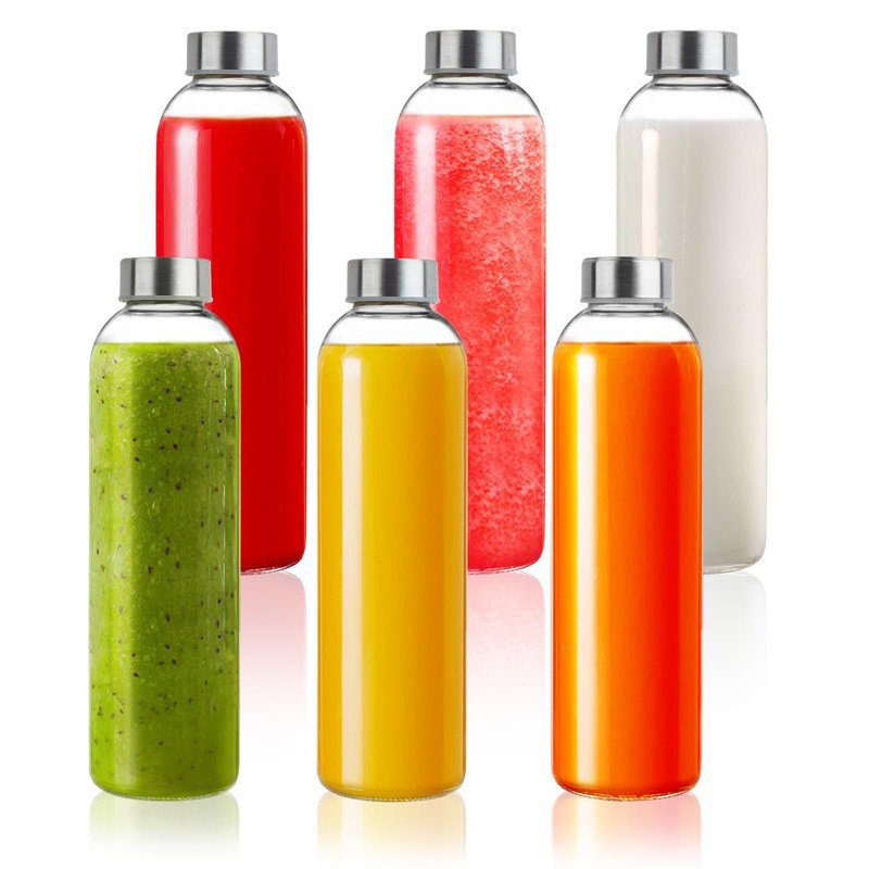 Glass Water Bottle