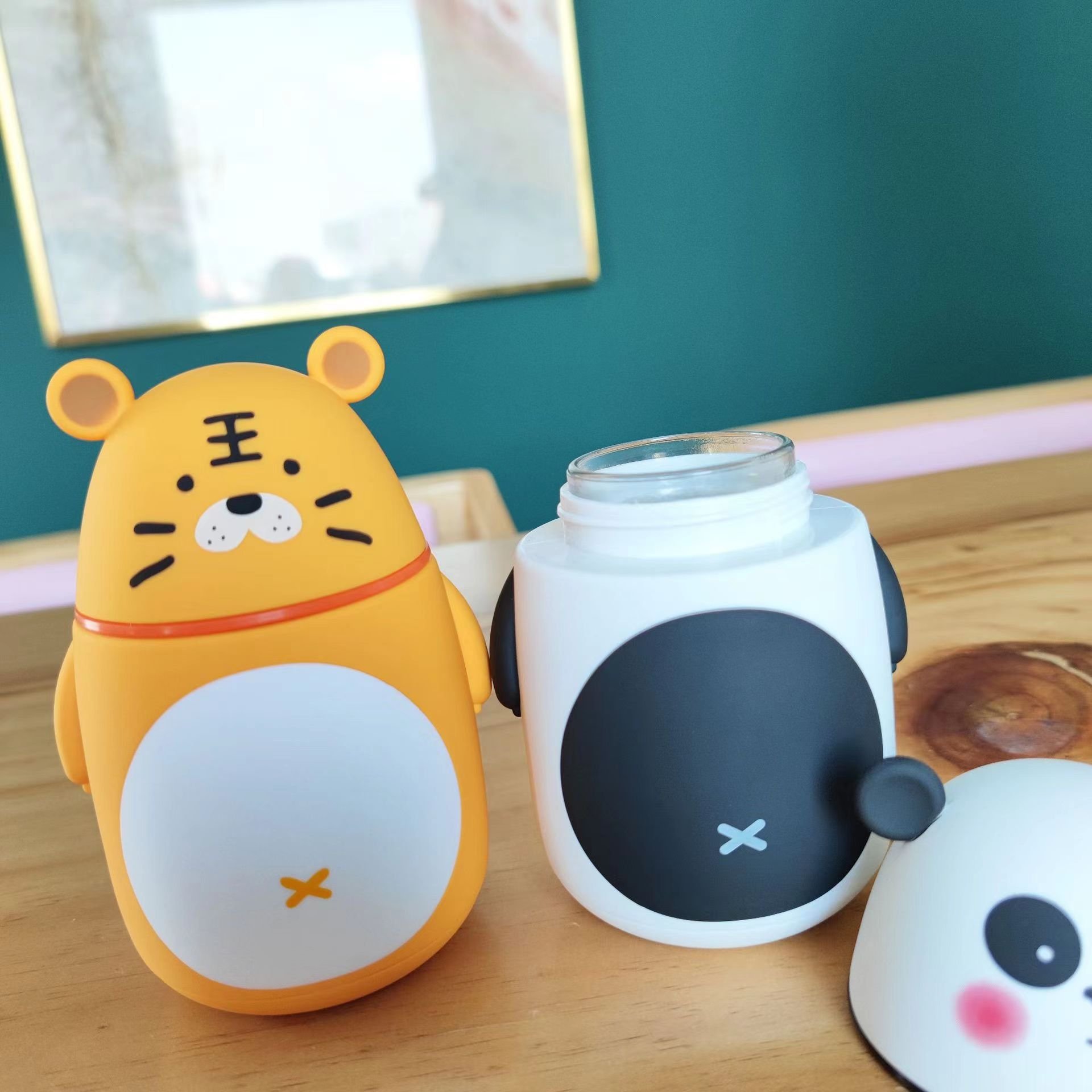 Hot sale cute animal 300ml Stainless Steel water bottle termos Portable Vacuum Flask Insulated Tumbler with Rope thermos Bottle