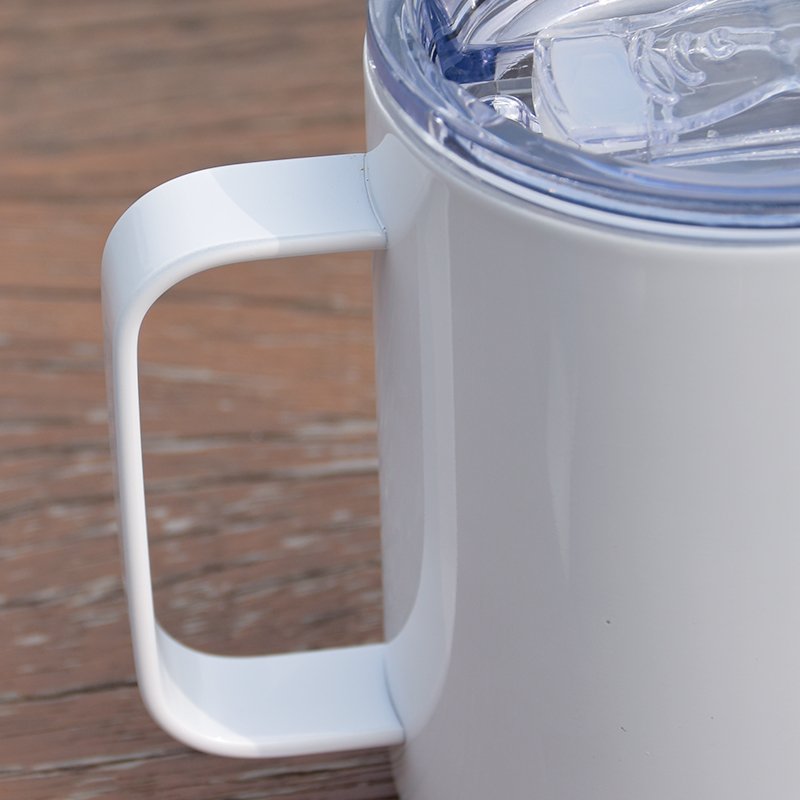 10oz stainless steel vacuum insulated water bottles sublimation blanks tumbler travel coffee mug with handle