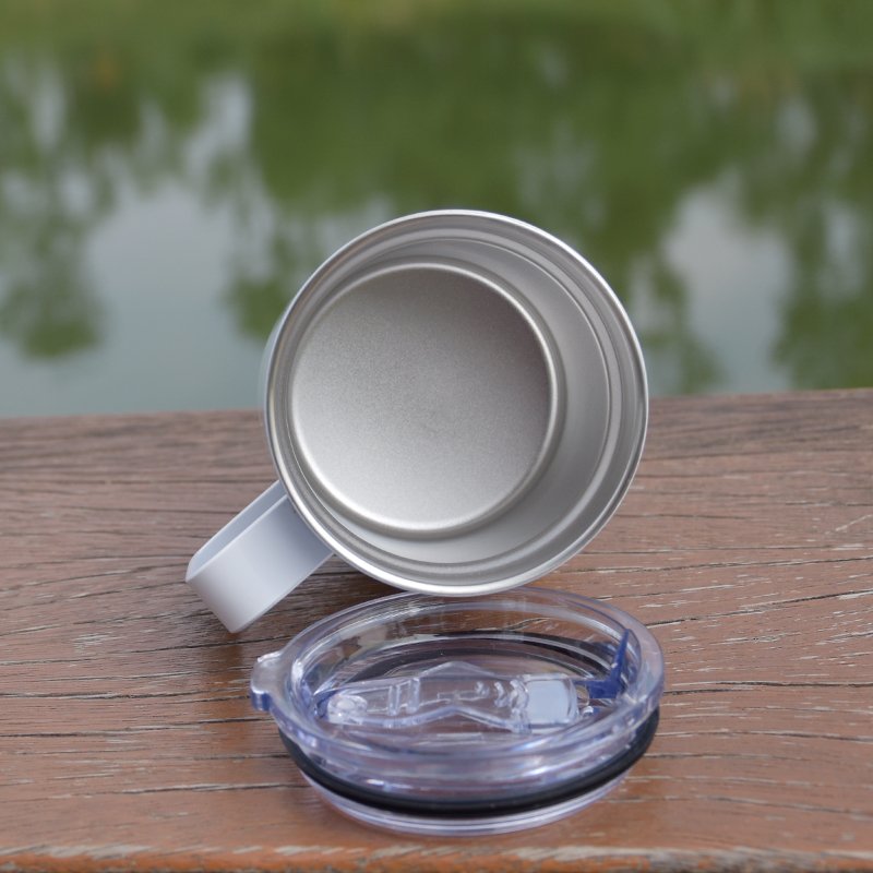 10oz stainless steel vacuum insulated water bottles sublimation blanks tumbler travel coffee mug with handle
