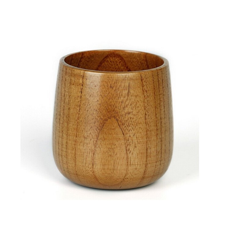 Bar Drinkware Eco-friendly Original Natural Vintage Wooden Drinking Cup Coffee Mug