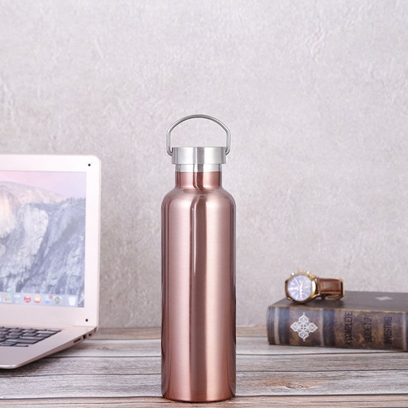 Hot Sale Double Wall Stainless Steel Travel Type Thermos Twin Vacuum Hot Water Bottle Boiling Flask