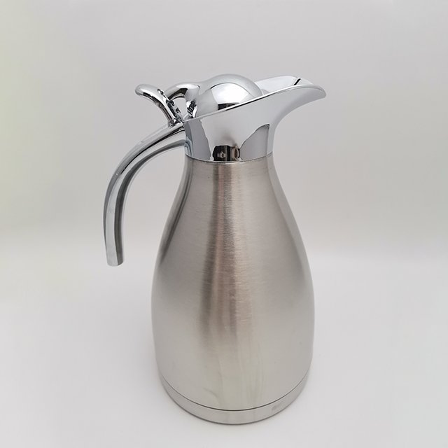 Portable kettle water heater thermos Accept handmade rattan stainless steel insulated water vacuum thermos kettle