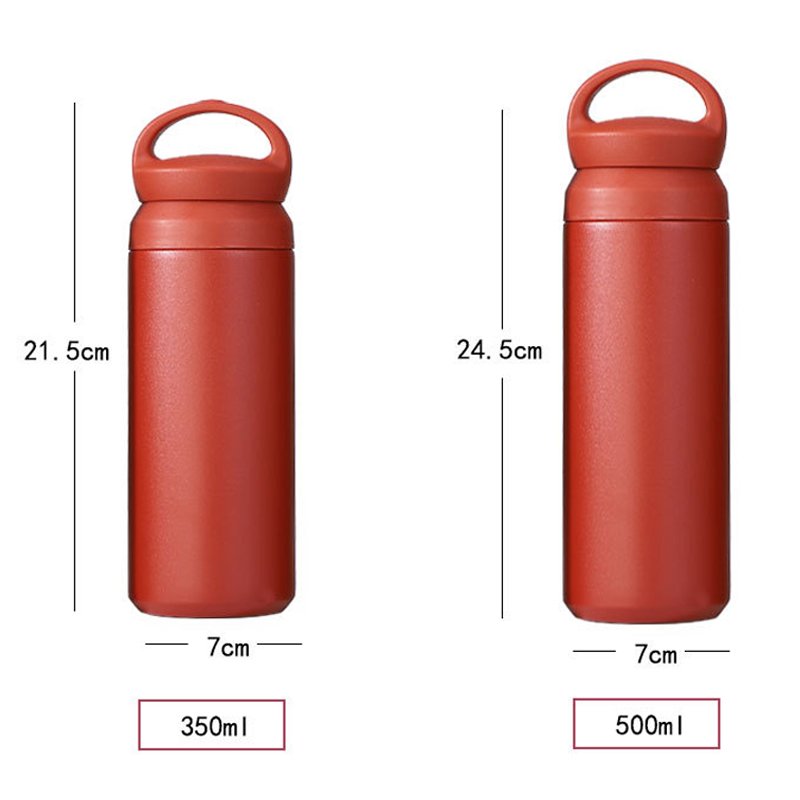 Wholesale Custom 350ml 500ml New best-selling portable stainless steel thermal vacuum flasks water bottle with handle
