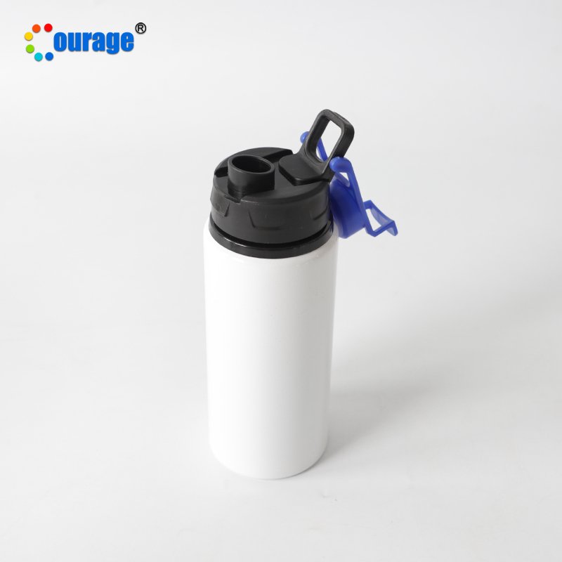 600ML outdoor portable sport aluminum water bottle sublimation for custom
