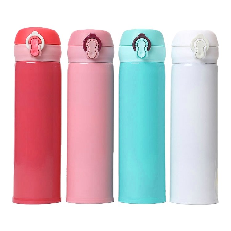 Stainless Steel Thermos Coffee Travel Mug Outdoor Sports Accessories Vacuum Insulated Water Bottle With Leak proof Locking