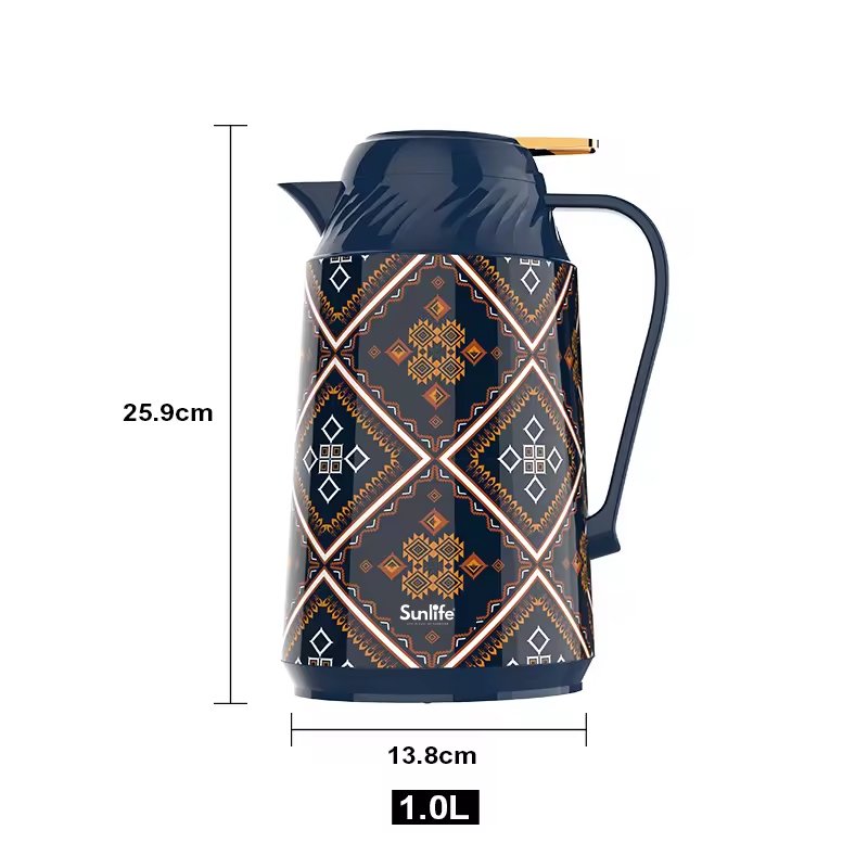 Sunlife Vacuum Flask Factory Patent Design Thermo Glass Refill Metal Thermos Coffee Pot