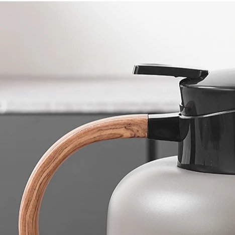 Niceone 2000ML 24 Hour Eco-Friendly Pretty Glass Inner Stainless Steel Thermos Vacuum Flask