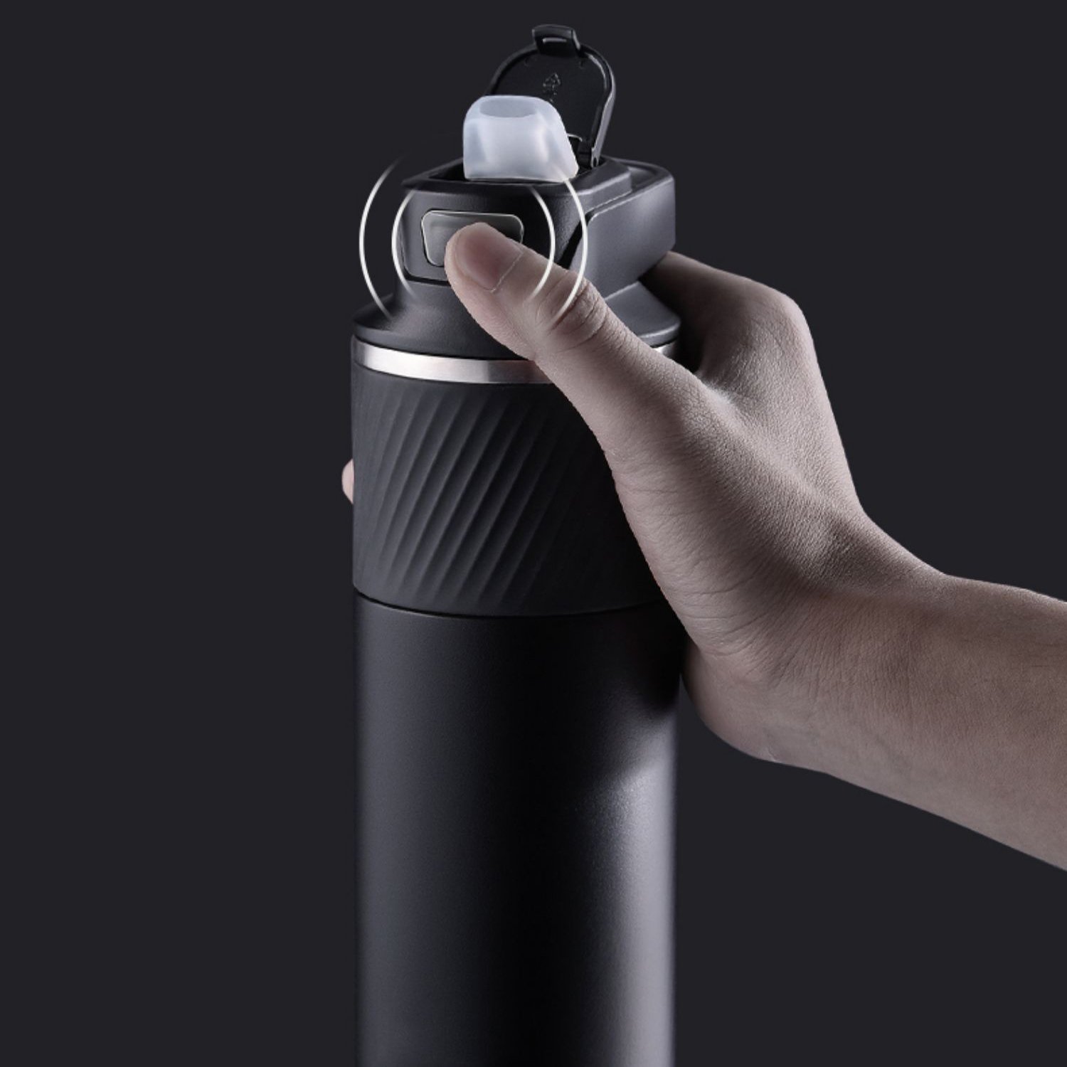 17oz Sports Water Bottle Vacuum Insulated Stainless Steel Water Bottle Modern Double Walled, Simple Thermo Mug