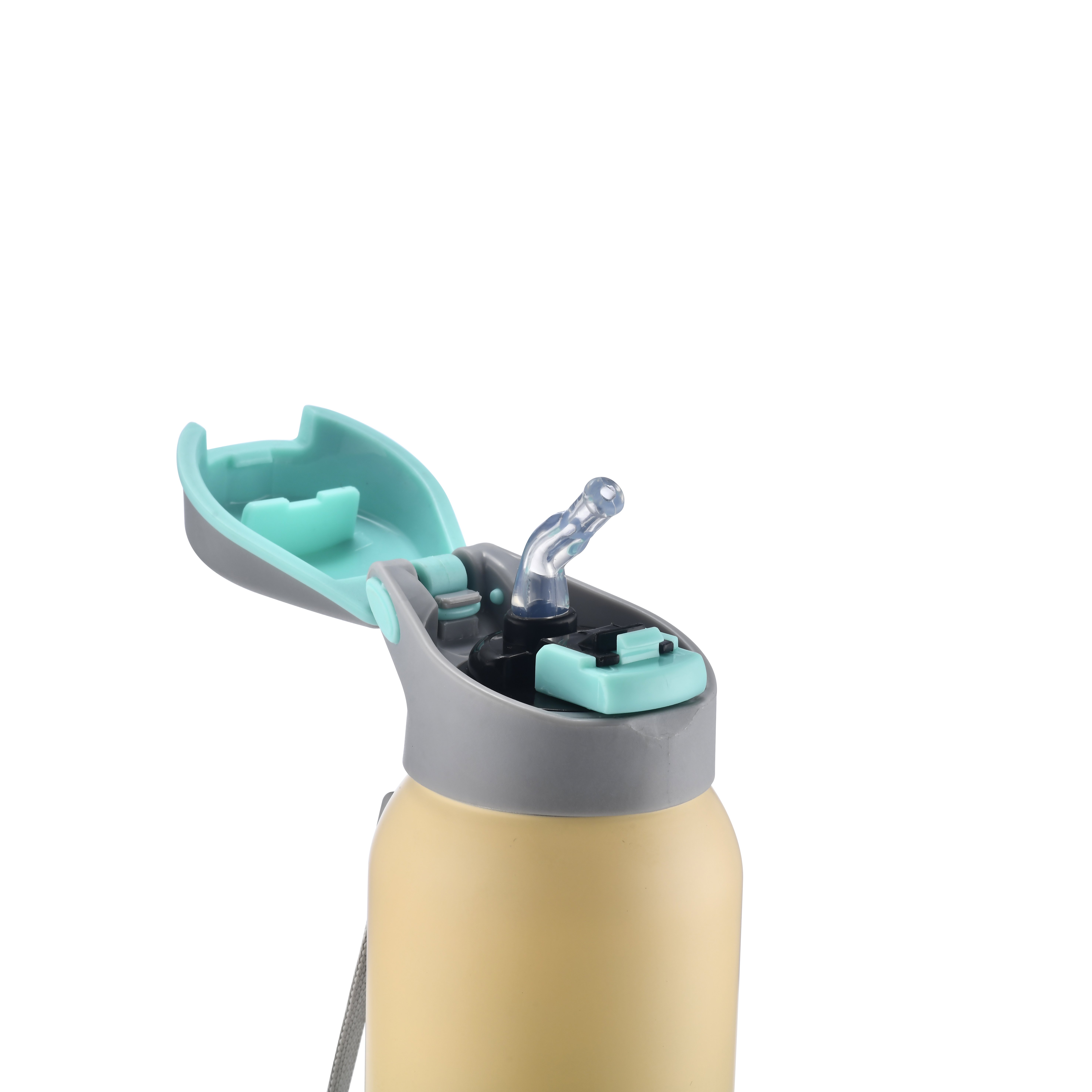 Indoor And Outdoor Water Bottle Customized Stainless Steel Vacuum Flask Water With Straw