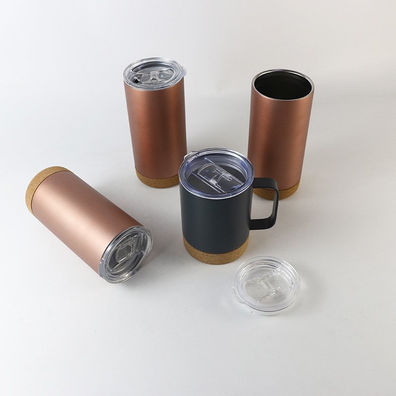 Hacso Hot sale Rose Painting Double Wall Copper Vacuum Tumbler BPA Free Lid Customized Logo Stainless Steel Water Bottle