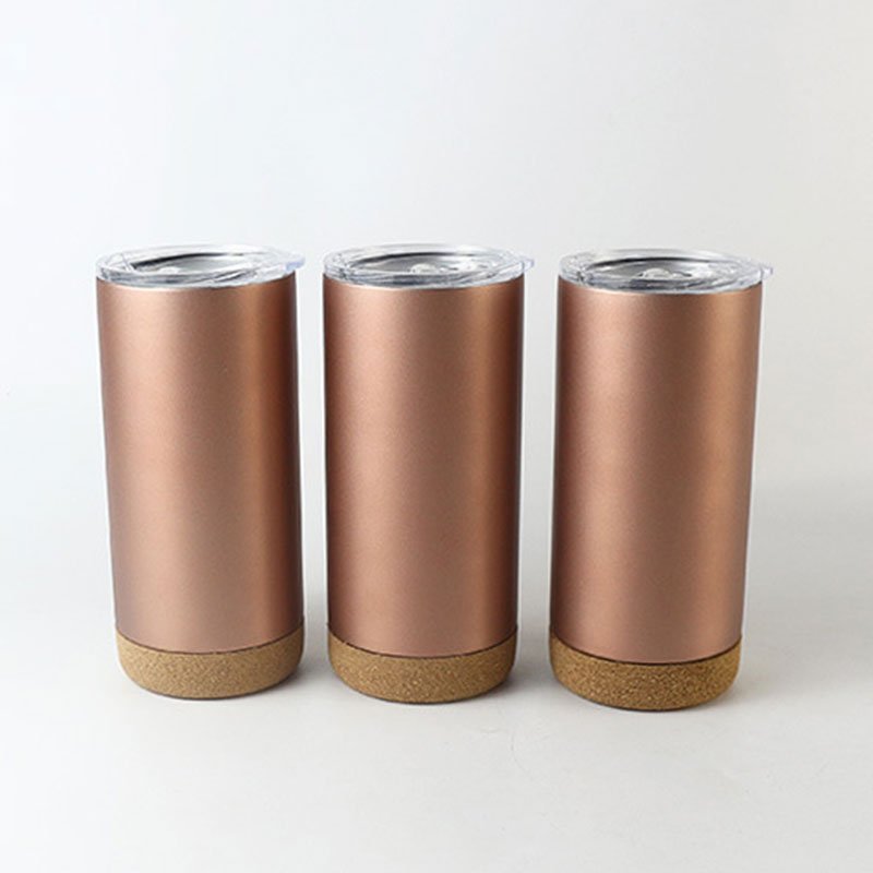 Hacso Hot sale Rose Painting Double Wall Copper Vacuum Tumbler BPA Free Lid Customized Logo Stainless Steel Water Bottle