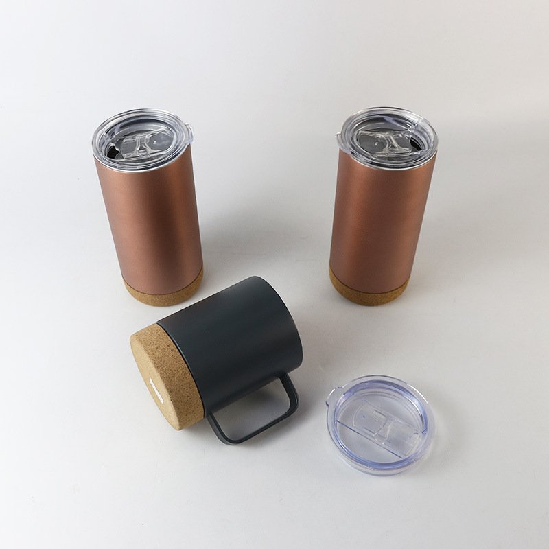 Hacso Hot sale Rose Painting Double Wall Copper Vacuum Tumbler BPA Free Lid Customized Logo Stainless Steel Water Bottle