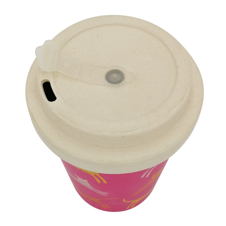 300ml single wall Coffee water bottles Eco Friendly Reusable Recycle Biodegradable Coffee Japan bamboo Coffee Mug