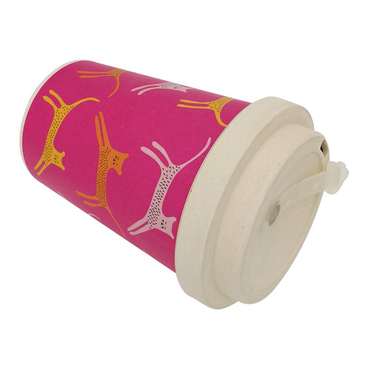 300ml single wall Coffee water bottles Eco Friendly Reusable Recycle Biodegradable Coffee Japan bamboo Coffee Mug