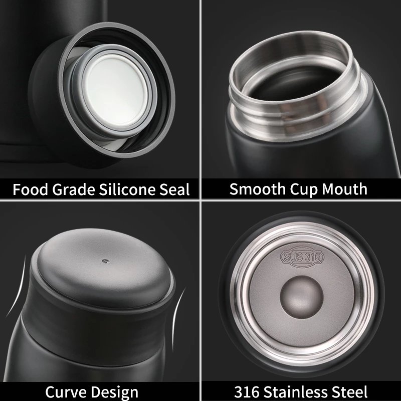 UZSPACE Thermal Vaccum Flask Sport Stainless Steel Thermos Bottle Vacuum Flask & Thermoses flask bottle
