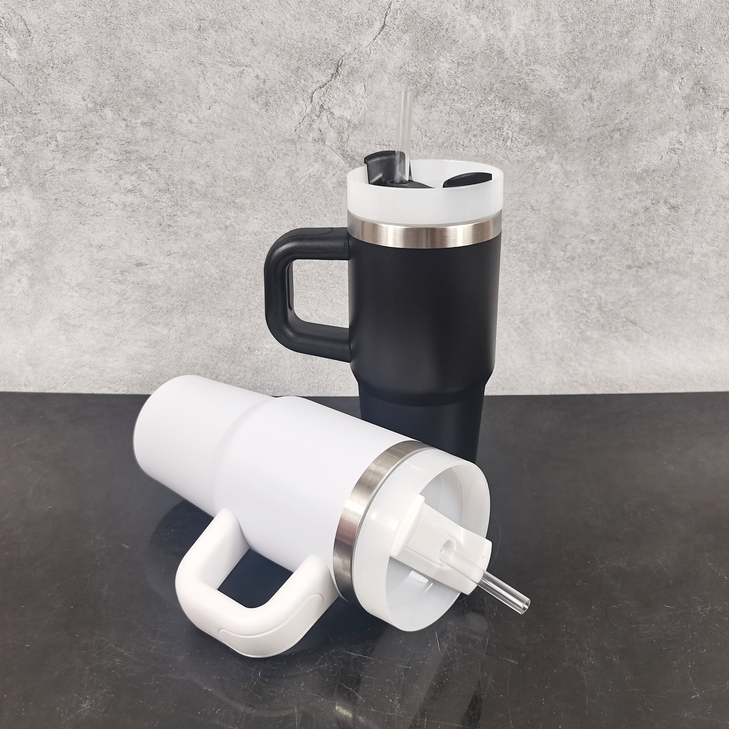 Wholesale kid style tumbler go to school stainless steel 14oz vacuum insulated blank sublimation colorful travel mug with handle
