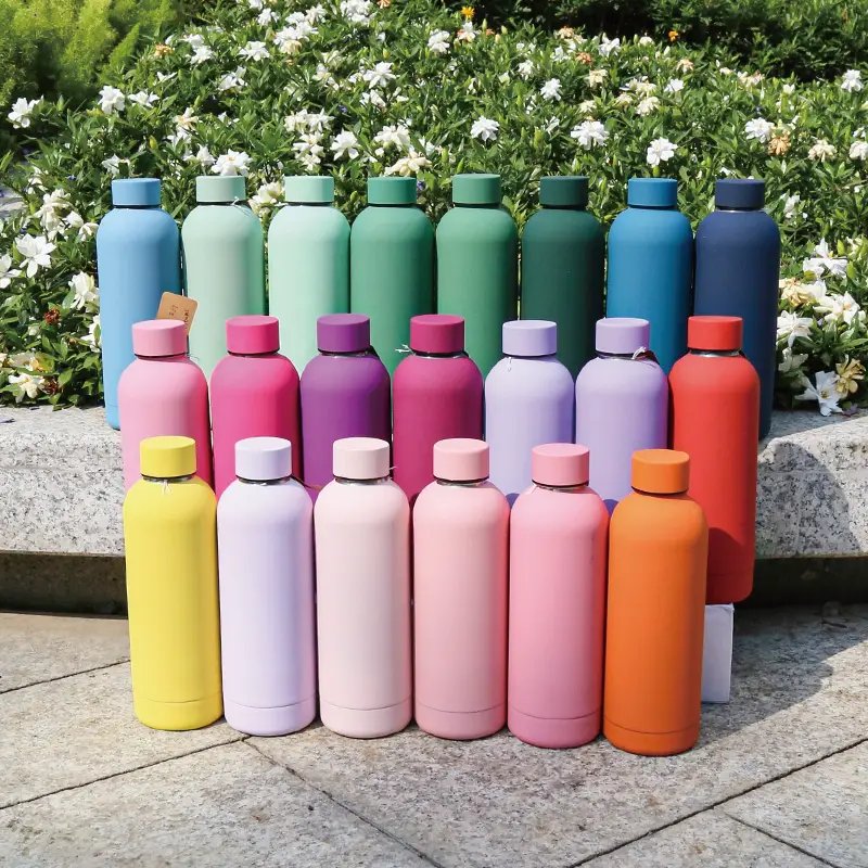 Large Capacity 1000ml 750ml Double Wall Stainless Steel Bottle Water Vacuum Insulated Sports Water Bottles With Custom Logo