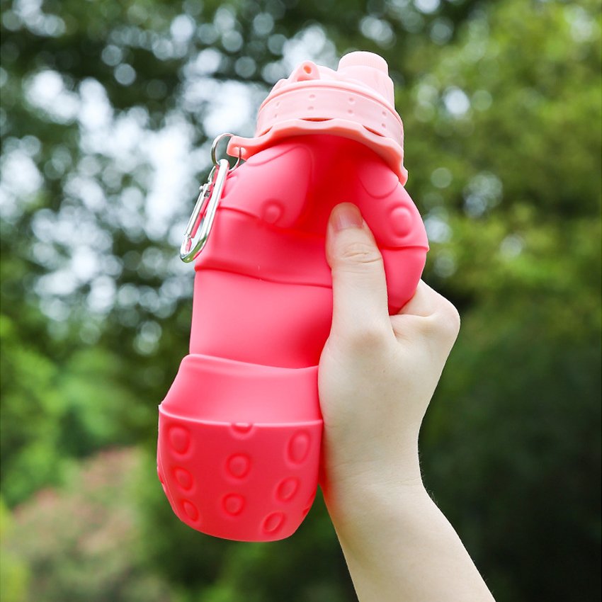 New Outdoor Travel Silicone Folding Mug Children's Retractable Mugs kids water bottle